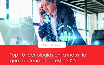 Top 10 tecnologias en la industria que son tendencia este 2025